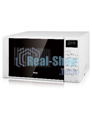 Микроволновая печь BBK 20MWS-728S/W белый/черный, 20 л, 700 Вт, переключатели - сенсор