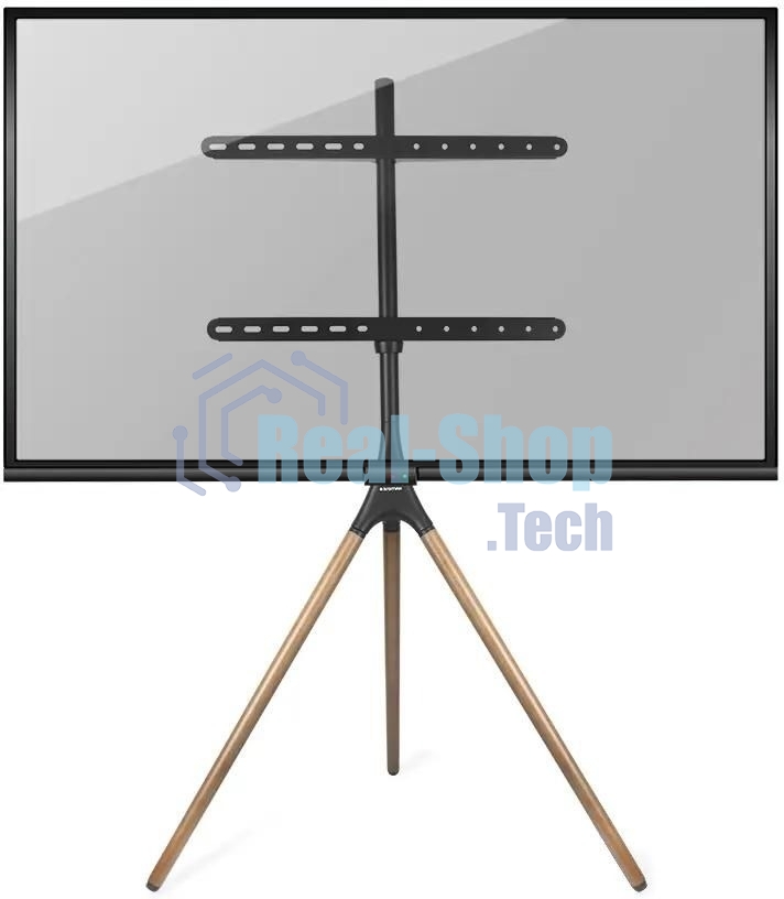 Кронштейн Kromax OMEGA-11 черный/деревянный, 3 шт/уп, Стойка-тренога, для 1 TV 32