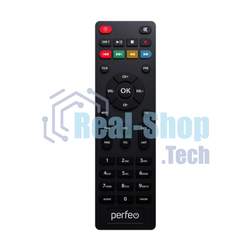Приставка для цифрового ТВ Perfeo STREAM черный, DVB-T2, DVB-T, DVB-C, HDMI, USB 2.0 х2