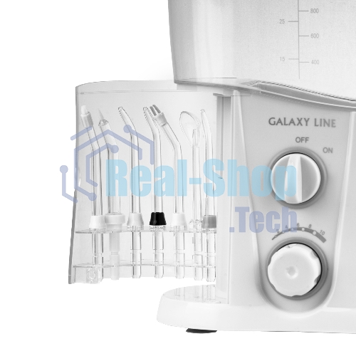 Ирригатор Galaxy Line GL 5001 белый, от сети, 1000 мл, 10 режимов