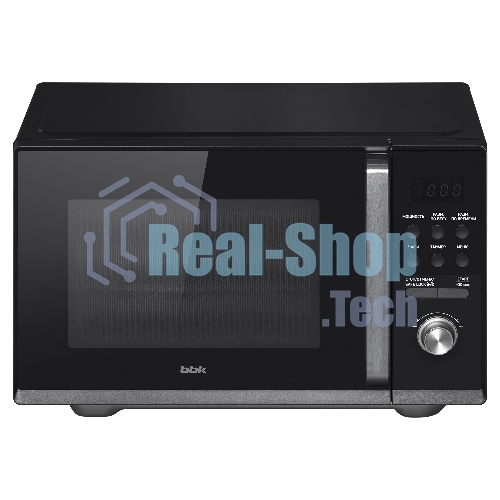 Микроволновая печь BBK 25MWS-954T/B черный, 25 л, 900 Вт, переключатели - кнопки, поворотный механизм
