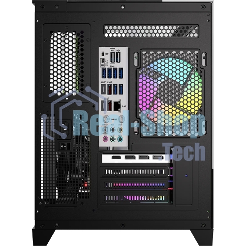 Компьютерный корпус AeroCool/Formula Crystal Z9ML Floe черный без БП mATX 4x120мм 2xUSB 3.0 audio bott PSU