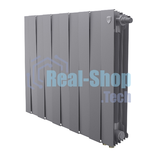 Радиатор биметаллический Royal Thermo PianoForte 500 Серебристый VR80 - 10 секц.