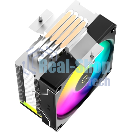 Кулер для процессора Ocypus Delta A40 SE BK ARGB, 120мм ARGB FAN, Top ARGB Panel, 4 HEAT PIPES, 4-PIN PWM, 800-1800 RPM, 31DBA, HYDRO BEARING, LGA115X/1200/1700/18XX, AM4/AM5