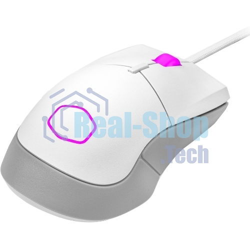 Мышь проводная Cooler Master MM-310-WWOL1 белый, 12000 dpi, USB Type-A, кнопки - 6