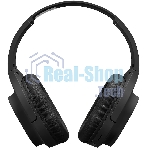 Беспроводные/проводные наушники Digma BT-18 черный, накладные, Bluetooth + проводной, складная конструкция, до 10 ч