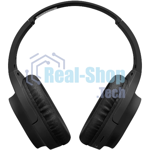 Беспроводные/проводные наушники Digma BT-18 черный, накладные, Bluetooth + проводной, складная конструкция, до 10 ч