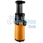 Соковыжималка BRAYER 1706BR-YE жёлтый, шнековая вертикальная, 130 Вт, 600 мл, электронное, реверс