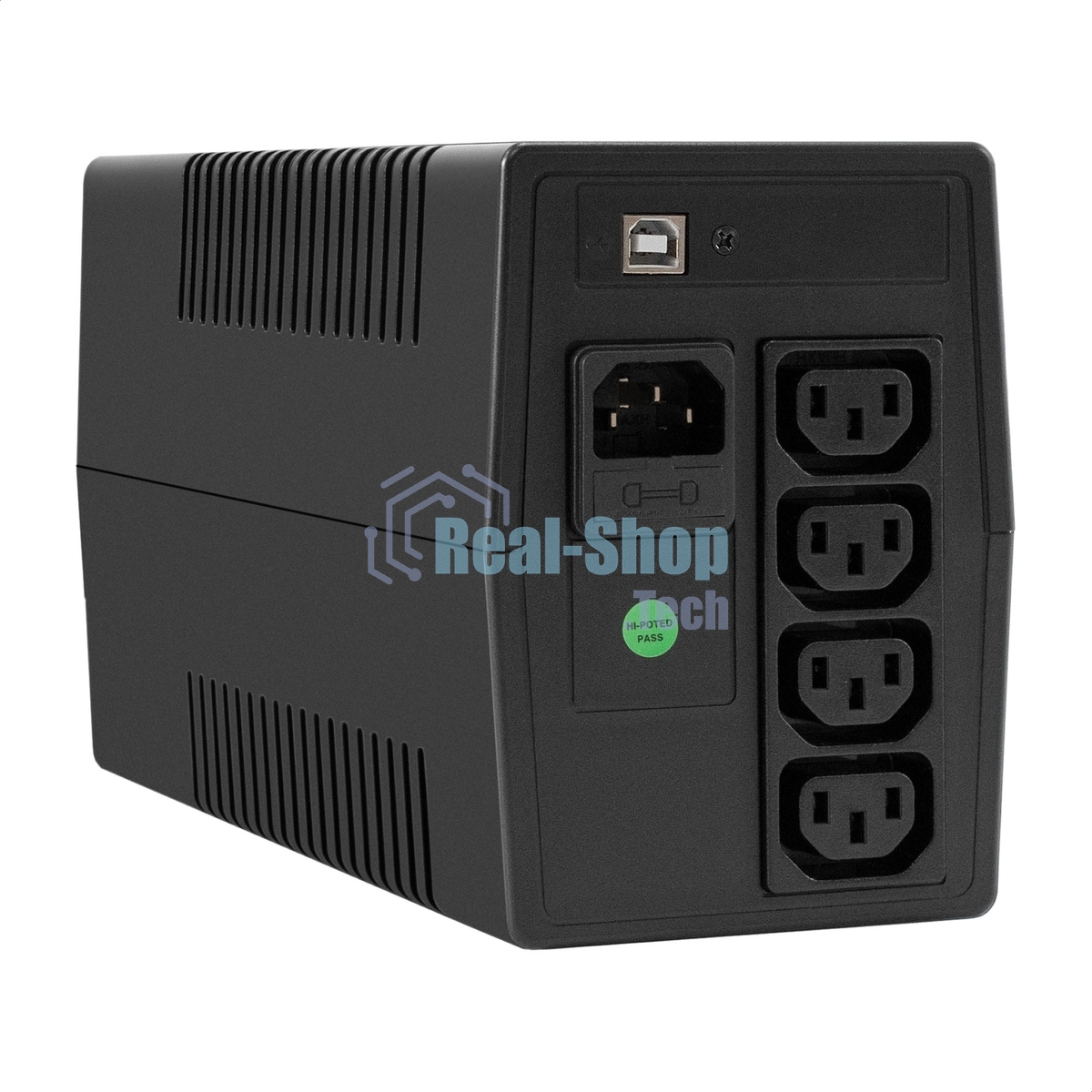 Источник бесперебойного питания ExeGate Smart LB-650.LCD.AVR.4C13.USB (650VA/390W, LCD, AVR, 4*C13, USB, батарея 12V 7Ah, черный)