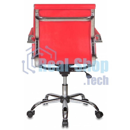 Кресло Бюрократ CH-993-Low/Red красный, экокожа