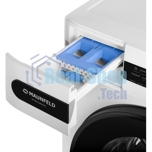 Стиральная машина Maunfeld MFWM148WH01 белый, загрузка фронтальная 8 кг, 1400 об/мин., класс: А+++