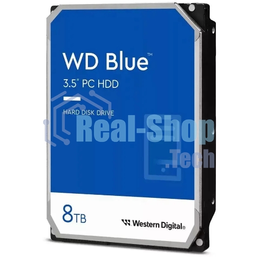 Жесткий диск WD SATA-III 8Tb WD80EAAZ Desktop Blue (5640rpm) 256Mb 3.5