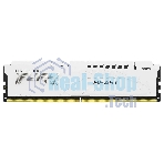 Оперативная память Kingston Fury Beast, DDR5, 16Gb (1x16Gb), 6000MHz, CL36, DIMM, с радиатором, белый