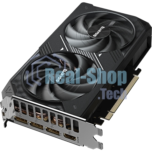 Видеокарта Gigabyte GeForce RTX 5060Ti WindForce Max OC, NVIDIA RTX 5060 Ti, 16G GDDR7, 128 бит, PCI-e 5.0, 1xHDMI, 3xDP, 2587 МГц