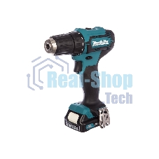 Дрель-шуруповерт Makita DF333DWAE, 12 В, 2 Ач, 30 Нм, щеточный