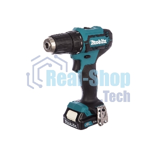 Дрель-шуруповерт Makita DF333DWAE, 12 В, 2 Ач, 30 Нм, щеточный