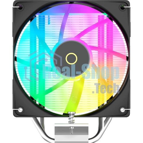 Кулер для процессора Ocypus Delta A40 SE BK ARGB, 120мм ARGB FAN, Top ARGB Panel, 4 HEAT PIPES, 4-PIN PWM, 800-1800 RPM, 31DBA, HYDRO BEARING, LGA115X/1200/1700/18XX, AM4/AM5
