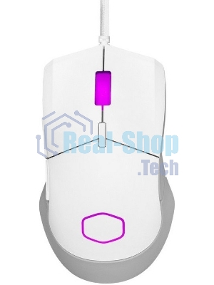 Мышь проводная Cooler Master MM-310-WWOL1 белый, 12000 dpi, USB Type-A, кнопки - 6