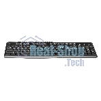 Комплект клавиатура+мышь Oklick 225M беспроводной, USB, 1200 DPI, чёрный