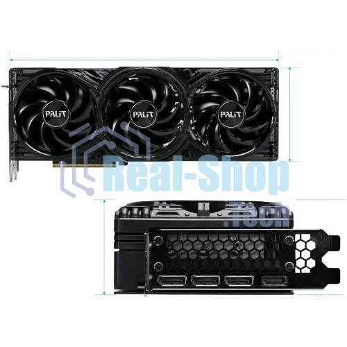 Видеокарта Palit PA-RTX 5080 GAMINGPRO 16Gb GDDR7 256bit 3xDP HDMI 3FAN RTL
