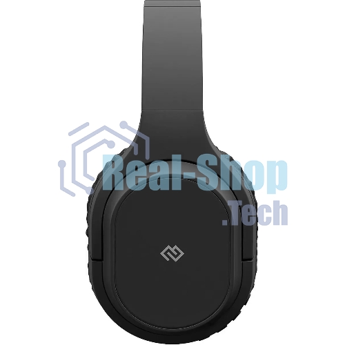 Беспроводные/проводные наушники Digma BT-18 черный, накладные, Bluetooth + проводной, складная конструкция, до 10 ч