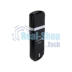 Флешка USB R/W Maxvi P3 64Gb USB 2.0 black, монолит с колпачком, ABS пластик