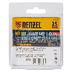 Набор бит Denzel PH2х25, сталь S2, шестигранный профиль, 10 шт.