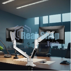 Кронштейн Kromax OFFICE-22 серебристый, 4 шт/уп. Кр. алюм. настол. для мон. 17