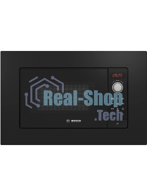 Встраиваемая микроволновая печь Bosch BFL623MB3 черный/серебристый, 20 л, 800 Вт, переключатели - сенсор, поворотный механизм