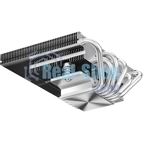 Кулер для процессора PCCooler RC600-67 (125W, 4-pin PWM, 67.5mm, Al, 4x6mm, 1x120мм, 62.5CFM, 32.5dBA, 2300RPM, S: 1851/1700/1200/115X, AM5/AM4, черный)