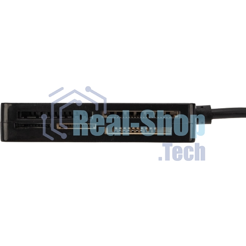 Кард-ридер Rexant 18-4118/черный/MS/MS PRODUO/M2/MMC/SD/microSD/microSDHC/microSDXC/USB Type-C/пластик