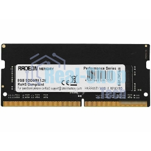 Оперативная память AMD Radeon R9, DDR4, 4GB (1x4GB), 3200 MHz, CL22, без радиатора, SO-DIMM, OEM