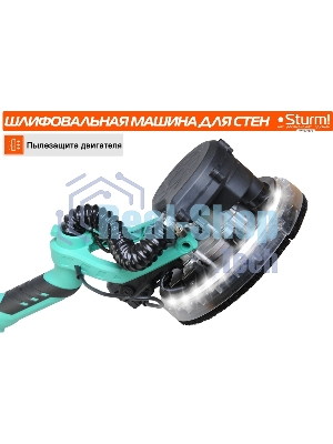 Полировальная машина Sturm! DWS6010SL 1000Вт 6000об/мин рез.шпин.:M14 d=215мм жестк.кейс