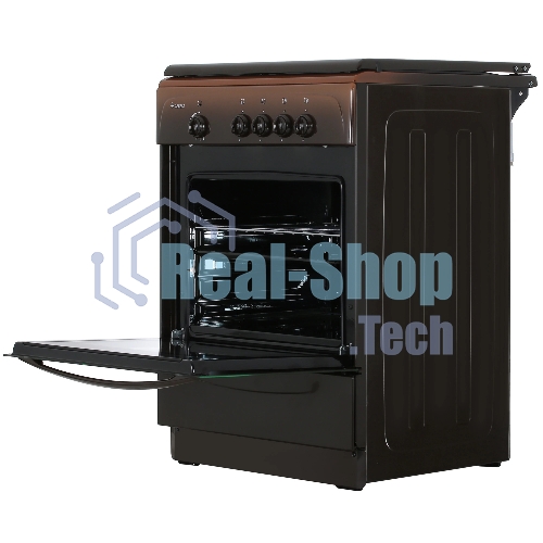 Плита газовая Gefest 1200-С7 К39 коричневый, конфорок 4 шт, духовка 63 л, 60 см x 85 см x 60 см