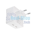 Сетевое зарядное устройство Maxvi CHL-604PD Type-C\Type-C 40W 6A (3A+3A) PD QC3.0, белый
