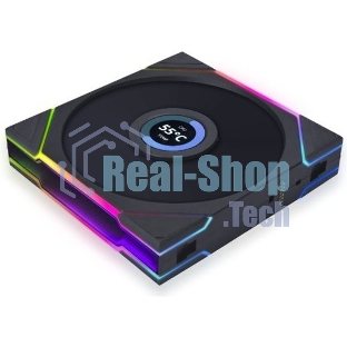 Корпусный вентилятор LIAN LI UNI FAN TL LCD (3pcs) G99.12TLLCD3B.00 черный 120мм 1900rpm 27db 7-pin