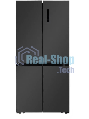 Холодильник LEX LCD450MgID серый трехкамерный 288/129л морозилка снизу, No Frost, Side-by-Side