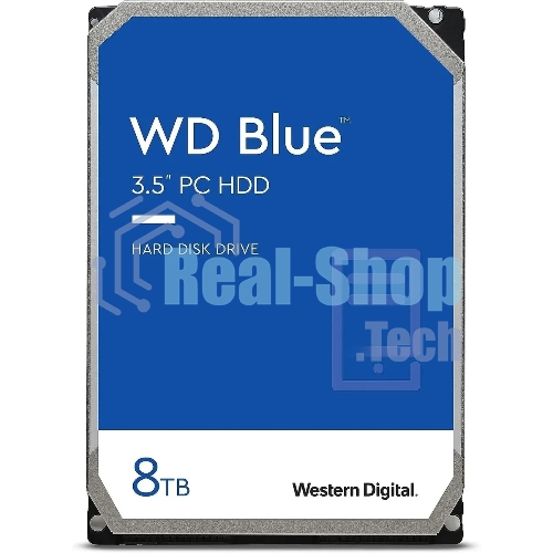 Жесткий диск WD SATA-III 8Tb WD80EAAZ Desktop Blue (5640rpm) 256Mb 3.5