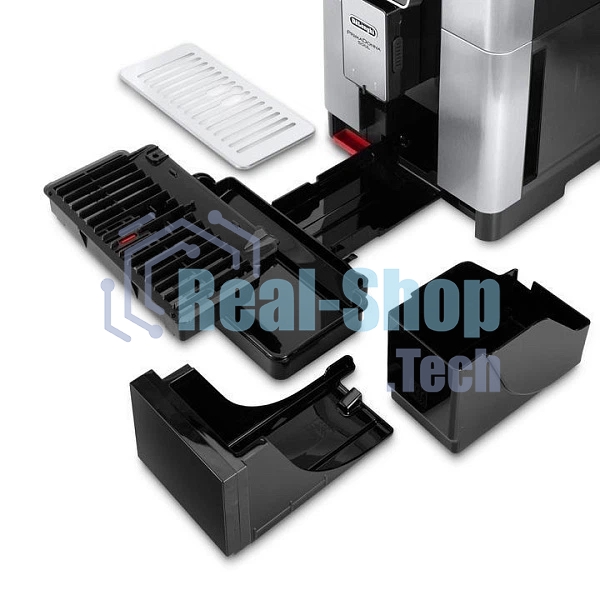 Кофемашина DeLonghi ECAM 610.75.MB металлик/черный, исп. кофе - зерновой/молотый, 2.2 л, 1450 Вт, 19 Бар