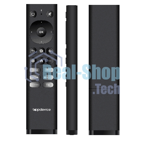 Телевизор TopDevice 50'' TDTV50CS08U_BK черный UHD Smart TV Салют