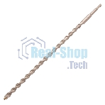 Бур по бетону Denzel двойная спираль, Cobalt W-tip, 16x460 мм, SDS PLUS