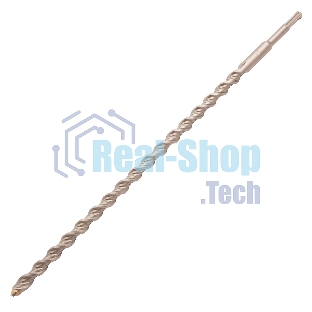 Бур по бетону Denzel двойная спираль, Cobalt W-tip, 16x460 мм, SDS PLUS