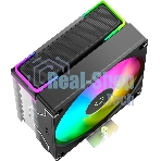 Кулер для процессора Ocypus Delta A40 SE BK ARGB, 120мм ARGB FAN, Top ARGB Panel, 4 HEAT PIPES, 4-PIN PWM, 800-1800 RPM, 31DBA, HYDRO BEARING, LGA115X/1200/1700/18XX, AM4/AM5