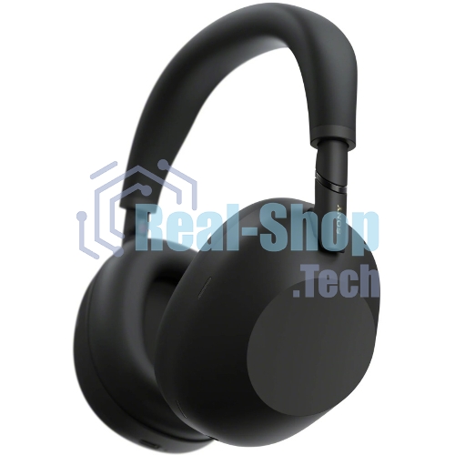 Беспроводные/проводные наушники Sony WH-1000XM6 черный, полноразмерные, Bluetooth + проводной, адаптивное активное шумоподавление, до 40 ч
