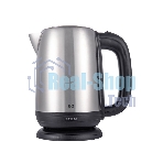 Чайник электрический BQ KT1821S черный/стальной, 2200 Вт, 1.7 л