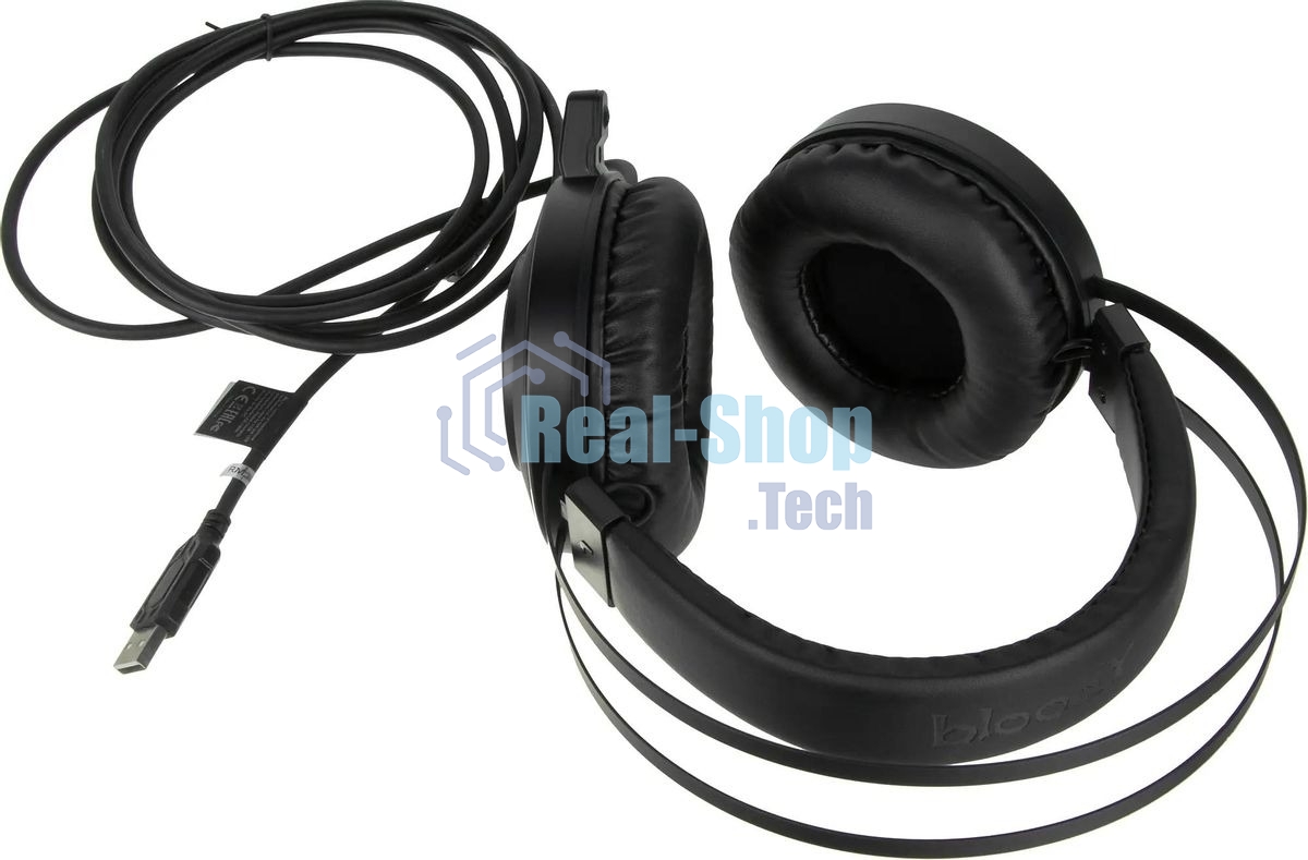 Гарнитура Bloody G521 чёрный, проводная, USB