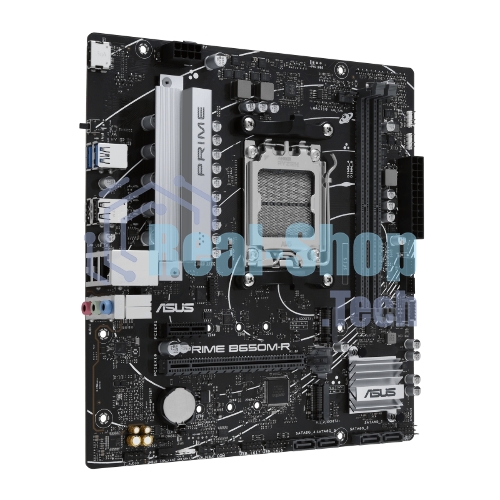 Материнская плата ASUS PRIME B650M-R, Socket AM5, AMD B650, 2xDDR5, 4xSATA, 2xM.2, 1xPCIe 4.0 x16, 1xPCIe x1, 1xHDMI, 1x 2.5Gb LAN, 2xUSB-A 3.2 Gen 1, 4xUSB-A 2.0, 3x3.5 мм, 7.1, mATX