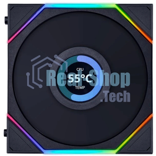Корпусный вентилятор LIAN LI UNI FAN TL LCD (3pcs) G99.12TLLCD3B.00 черный 120мм 1900rpm 27db 7-pin
