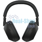 Беспроводные/проводные наушники Sony WH-1000XM6 черный, полноразмерные, Bluetooth + проводной, адаптивное активное шумоподавление, до 40 ч