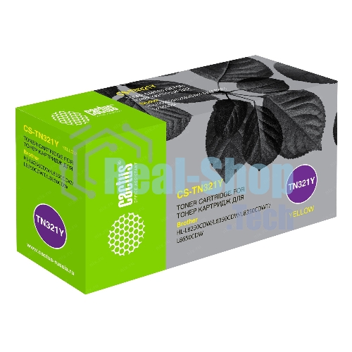 Картридж лазерный Cactus СS-TN321Y желтый (1500 стр.) для Brother HL-L8250CDN/MFC-L8650CDW